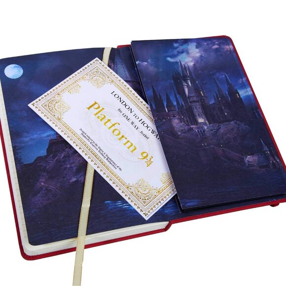 Harry Potter Platform 9 3/4 Travel Journal and Stationary Set - Picture 4 of 8